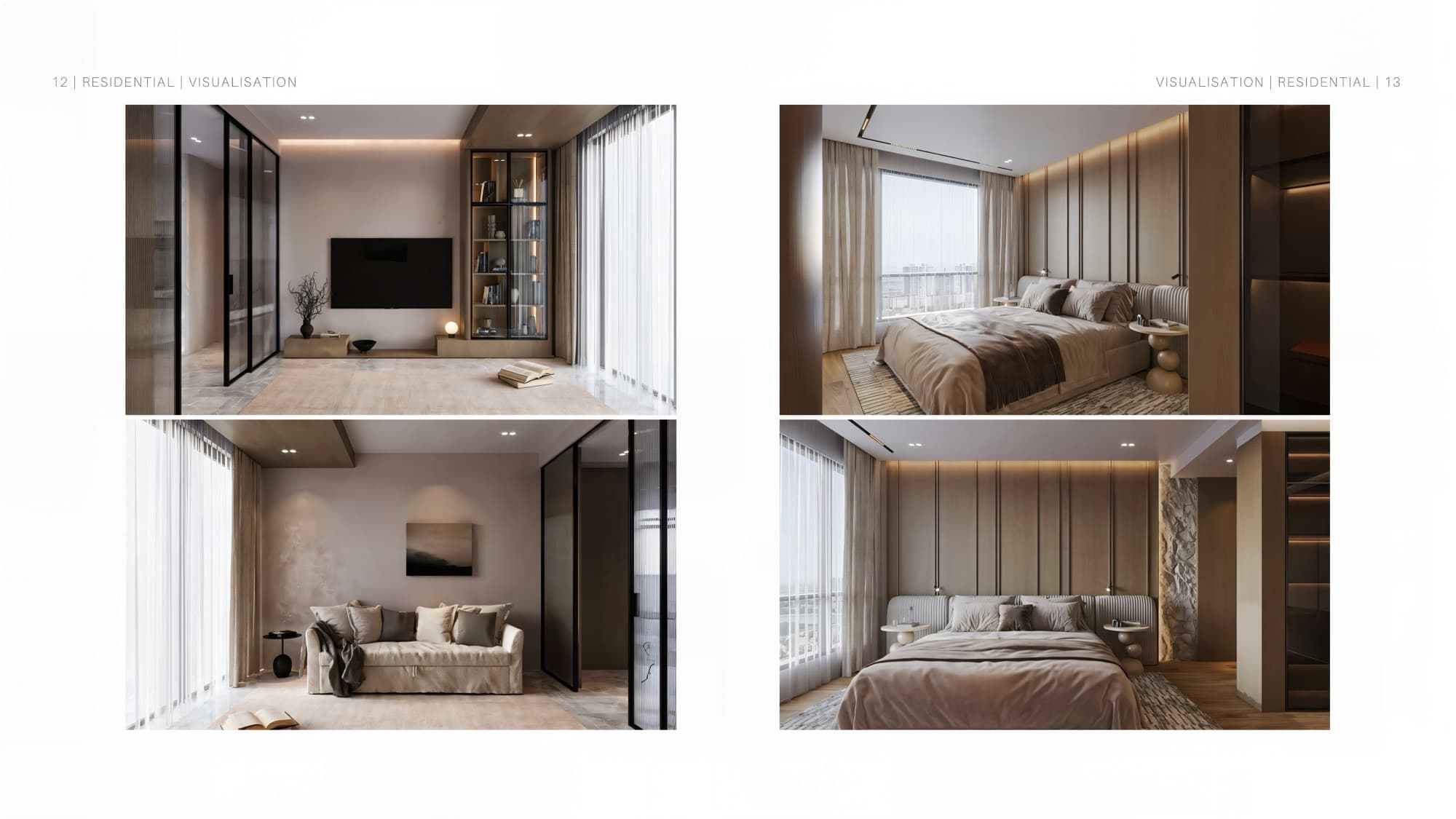 Aetas Damansara living area with Japandi interior design